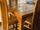 Teak Dining Table with 4 Chairs