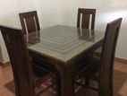 Teak Dining Table with 4 chairs