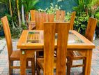 Teak dining table with 4 Chairs