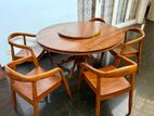 Teak Dining Table with 5 Chairs