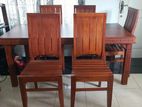 Teak Dining Table with 5 Chairs