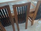 Teak Dining Table with 6 Chairs
