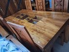 Teak Dining Table with 6 Chair