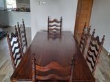 Teak Dining Table with 6 Chairs