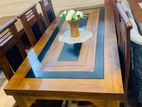 Teak Dining Table with 6 Chairs