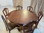 Teak Dining Table with 6 Chairs
