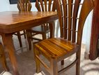 Teak Dining Table with 6 Chairs