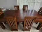 Teak Dining Table with 6 chairs