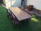 Teak Dining Table with 6 Chairs