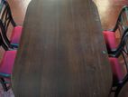 Teak Dining Table with 6 Chairs