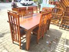 Teak Dining Table with 6 Chairs - tdc031