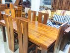 Teak Dining Table with 6 Chairs - Tdtc0155