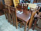Teak Dining Table with 6 Chairs - Tdtc0377