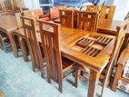 Teak Dining Table with 6 Chairs - Tdtc2147