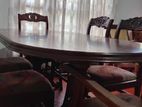 Teak Dining Table with 6 Chairs