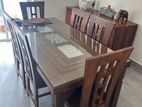 Teak Dining Table With 6 Seater