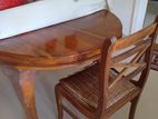 Teak Dining Table with 8 Chairs