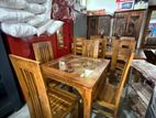 Teak Dining Table with Chair 4