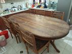 Teak Dining Table With Chair