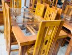 Teak Dining Table with Chairs 6ftx3ft TDT0501