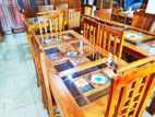 Teak Dining Table with Chairs 6ftx3ft TDT0702