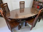 Teak Dining Table with Chairs