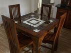 Teak Dining Table with Chairs