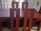 Teak Dining Table with Chairs