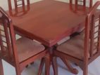 Teak Dining Table with Chairs