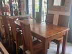 Teak Dining Table with Chairs