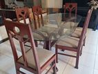Teak Dining Table with Chairs