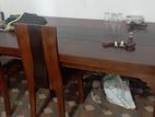 Teak Dining Table with Chairs