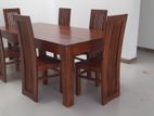 Teak Dining Table with Chairs