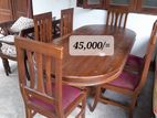 Teak Dining Table with Chairs