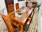 Teak Dining Tables with 6 Chairs
