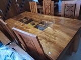 Teak dining teable with chair 6