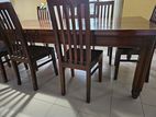 Teak Dinner Table with Chairs