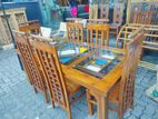 Teak Dinning Table Chairs - 6ftx3ft TDT1950