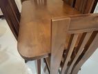 Teak Dining Table with 6 Chairs