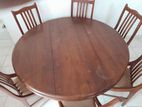 Teak Dinning Table with 6 Chairs.