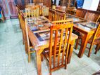 Teak Dinning Table with Chairs 6ftx3ft TDT0410