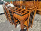 Teak Dinning Table with Chairs 6ftx3ft Tdt2602