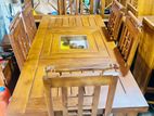 Teak Dinning Table with Chairs 6ftx3ft TDT2602