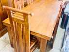 Teak Dinning Table with Chairs 6ftx3ft TDT3004