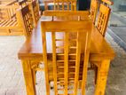 Teak Dinning Table with Chairs 6ftx3ft TDT3004