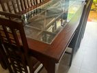 Teak Dining Table with Chairs