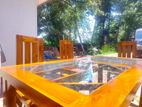 Teak Dinning Tables with Charis