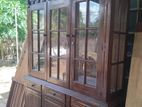 Teak Display Cupboard