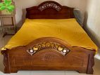 Teak Double Bed Size 6’
