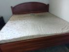 Teak Double Bed with Arpico Mattress